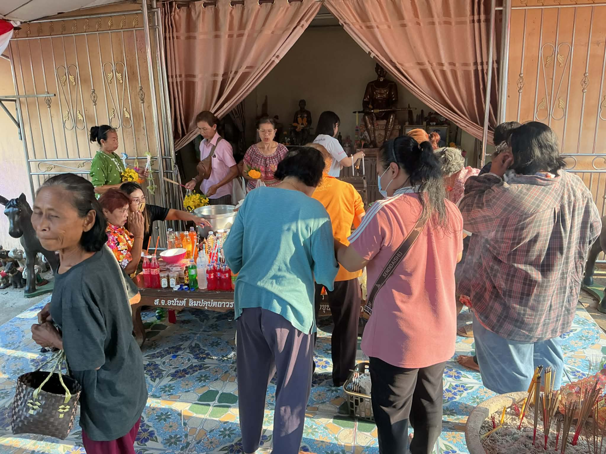 กิจกรรมโครงการประเพณีบวงสรวงเจ้าพ่อขุนพลตำบลนายางกลัก (บุญเดือนหก)
