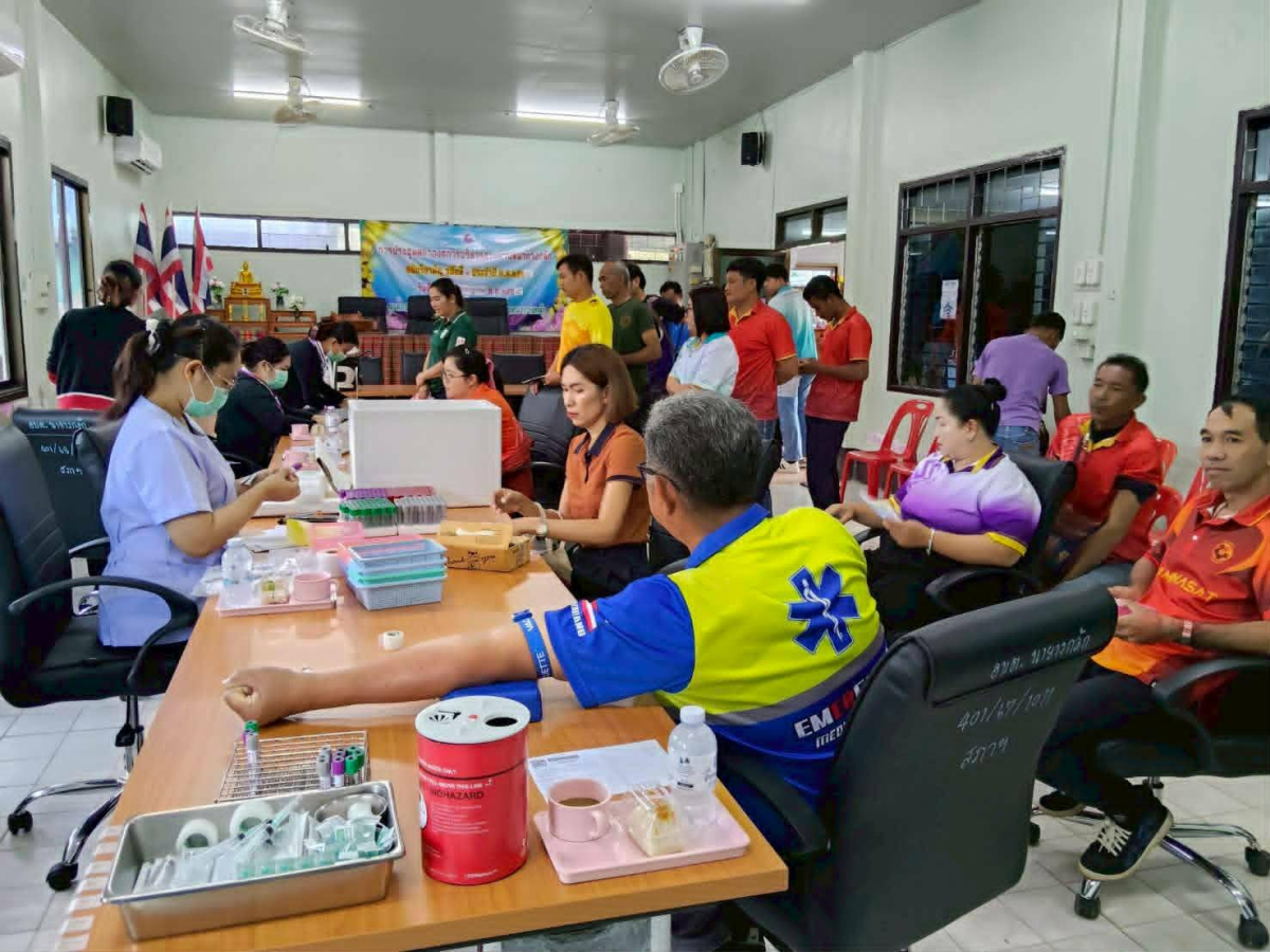 โครงการตรวจสุขภาพประจำปีงบประมาณ 2568