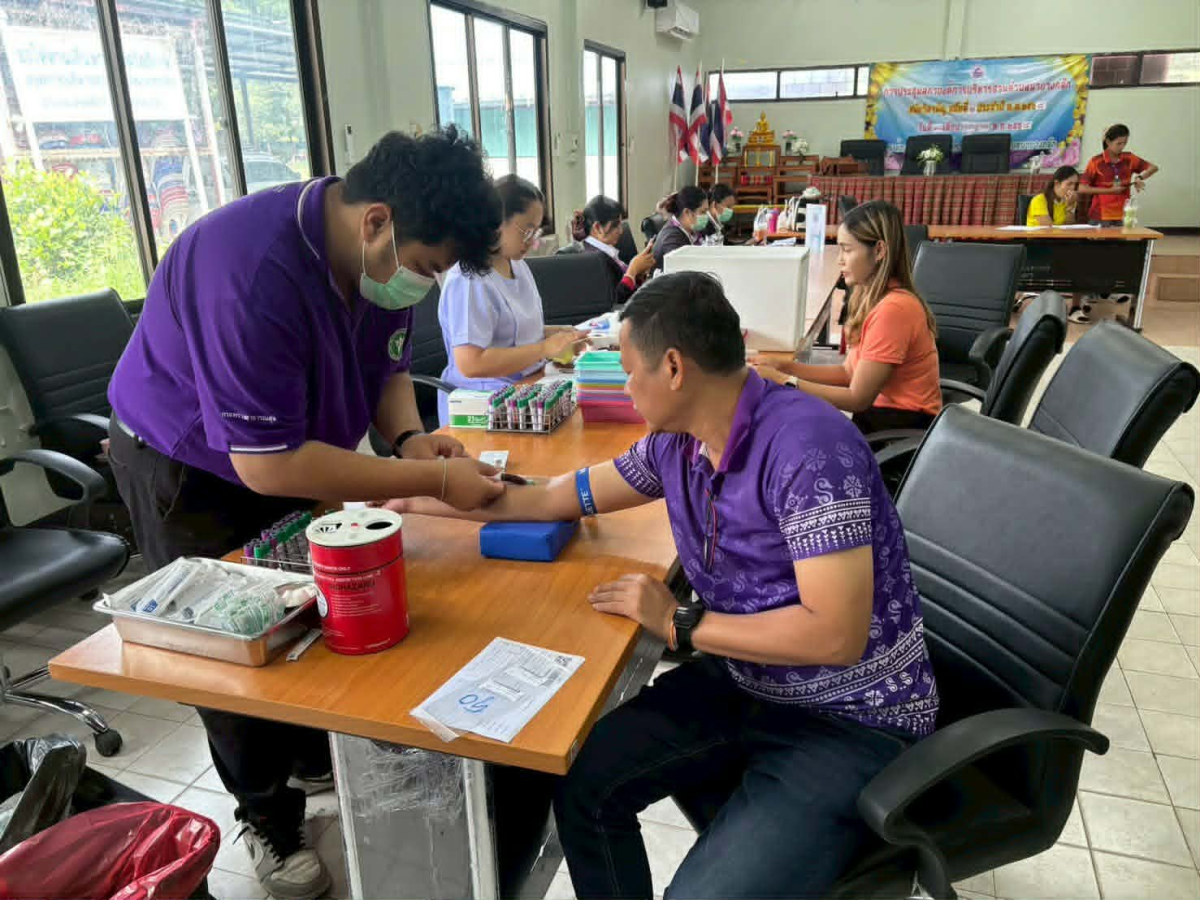 โครงการตรวจสุขภาพประจำปีงบประมาณ 2568