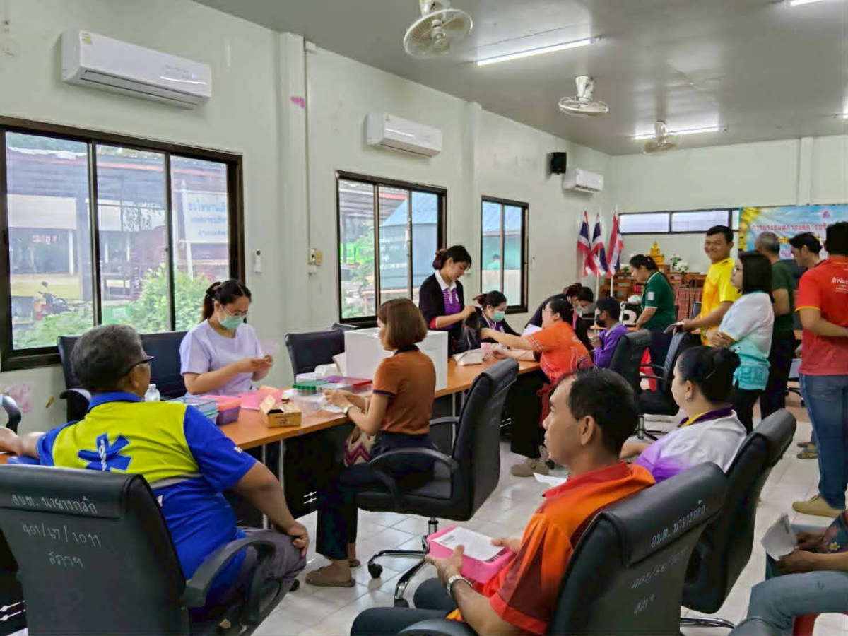 โครงการตรวจสุขภาพประจำปีงบประมาณ 2568
